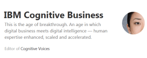IBM Cognitive Business Medium blog